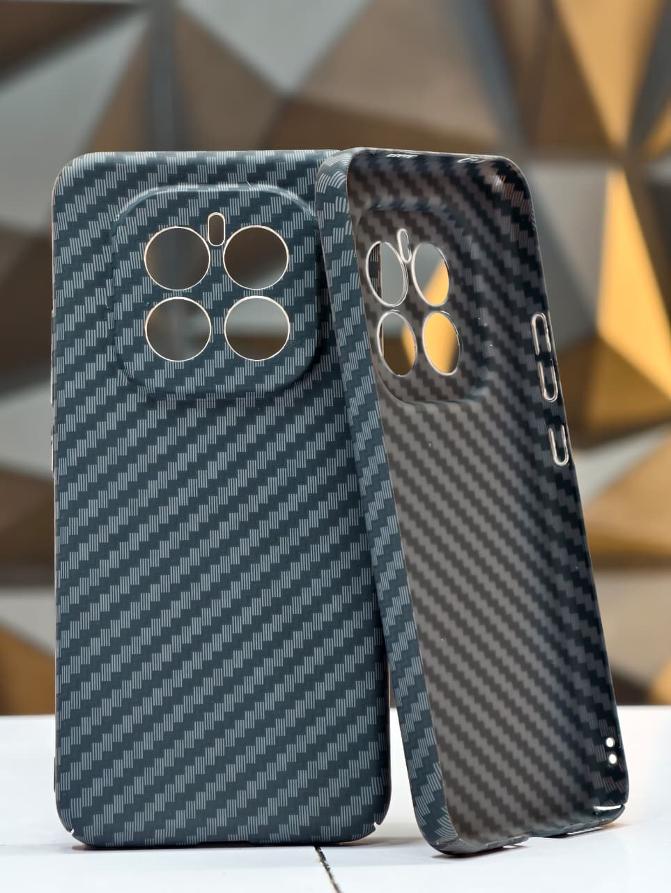Carbon Fiber Texture Back Cover For Honor GT Pro